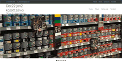 Desktop Screenshot of festekszakuzlet.hu